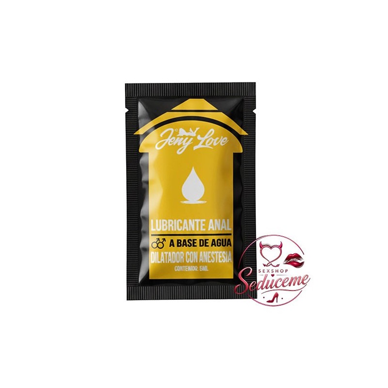 Lubricante Anal Dilatador con Anestesia en Sachet de 5 ml