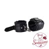 Esposas BDSM de Eco Cuero Ajustables con Felpa – 33 cm