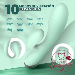 Vibrador Inflable Recargable – Doble Estimulación
